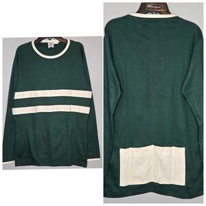 VTG 70s Kennington California Funky Groovy Threads Long Sleeve Rugby Shirt Large